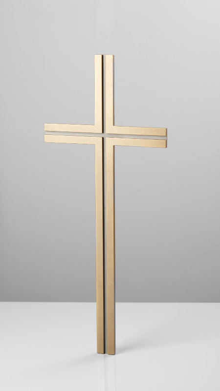 Krzyż nagrobny złoty